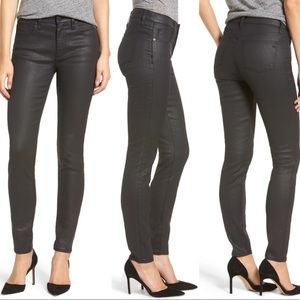 MADEWELL 9” HIGH RISER COATED SKINNY SKINNY JEANS